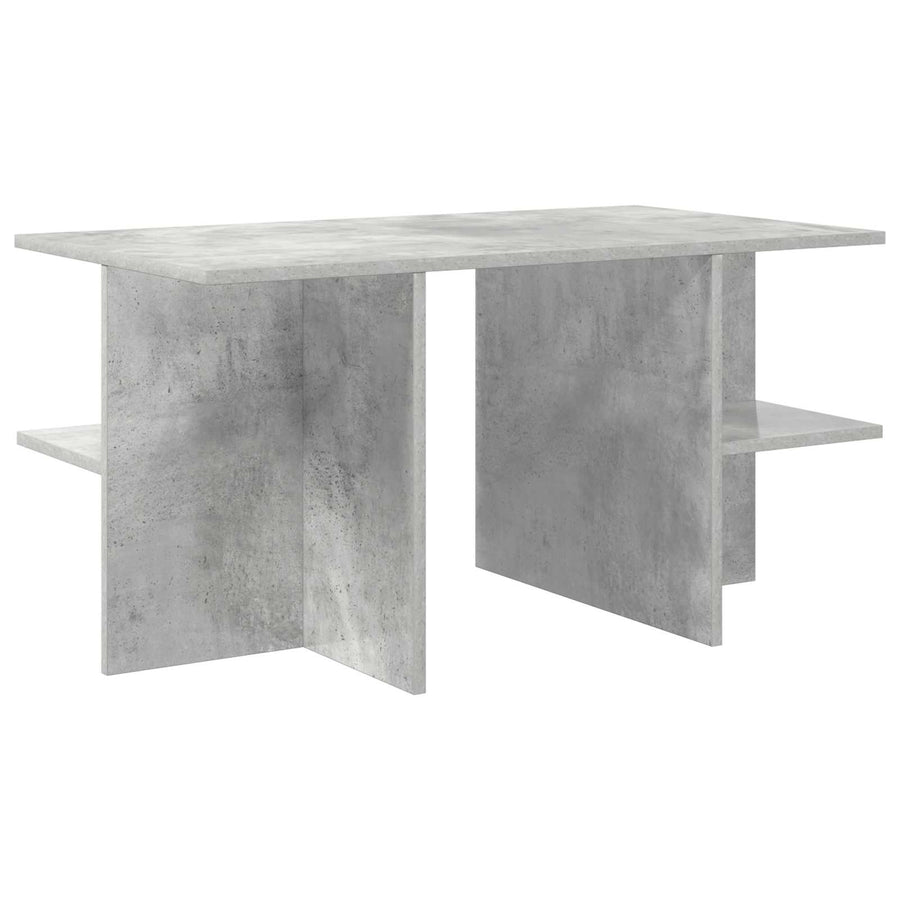 Salontafel Betongrijs 87 x 50 x 45 cm Geconstrueerd hout