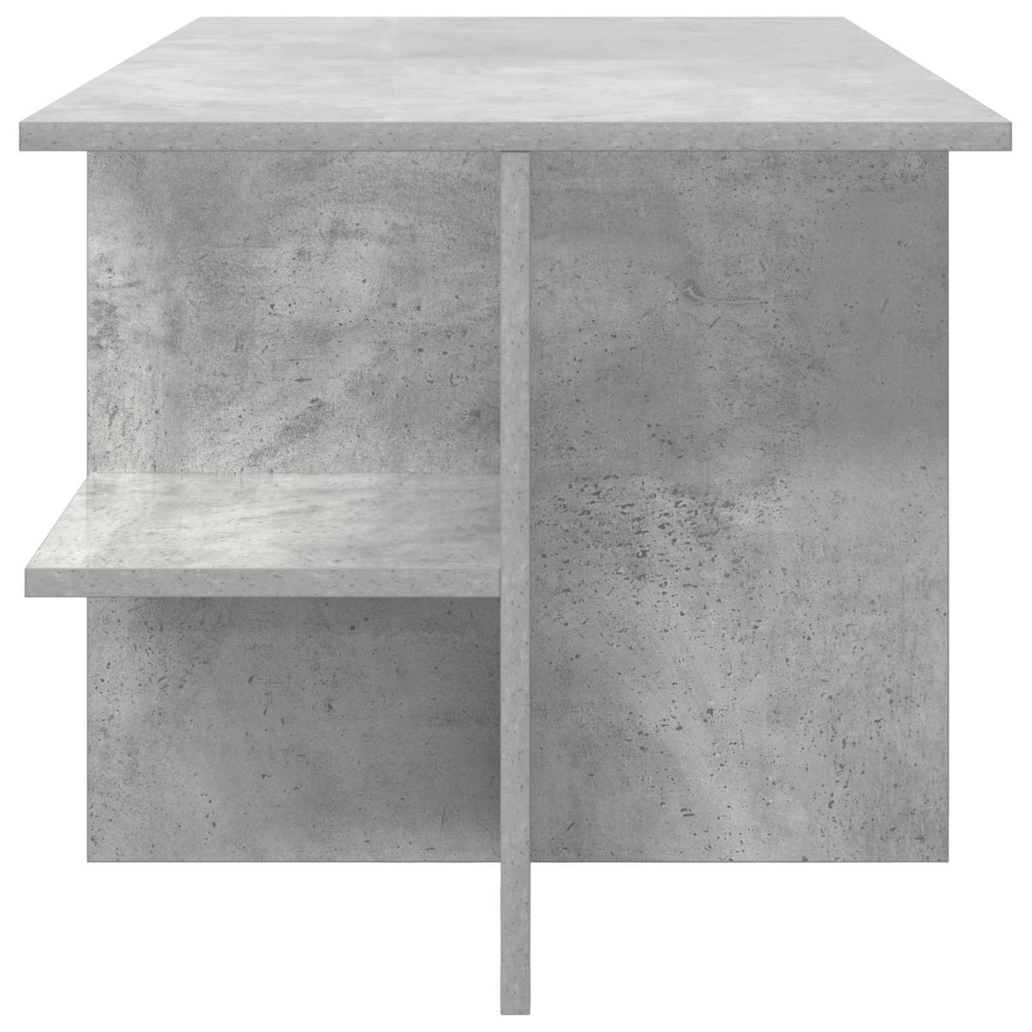Salontafel Betongrijs 87 x 50 x 45 cm Geconstrueerd hout