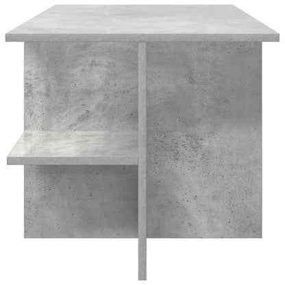Salontafel Betongrijs 87 x 50 x 45 cm Geconstrueerd hout