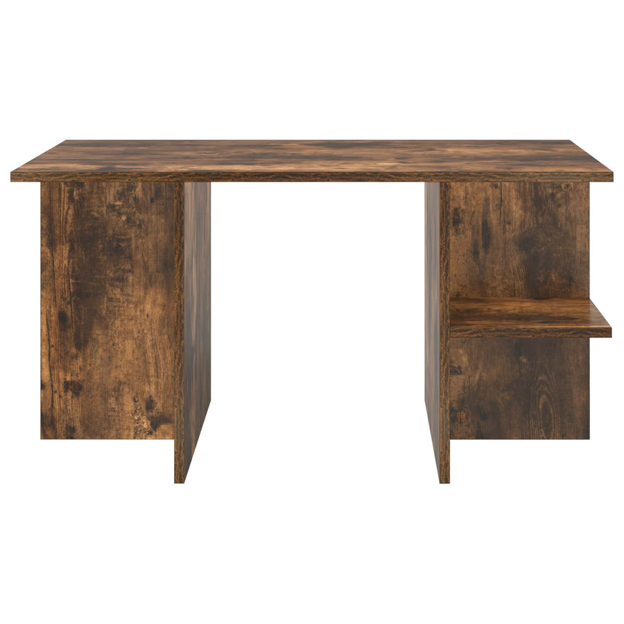 Salontafel Gerookt Eiken 87 x 50 x 45 cm Bewerkt hout