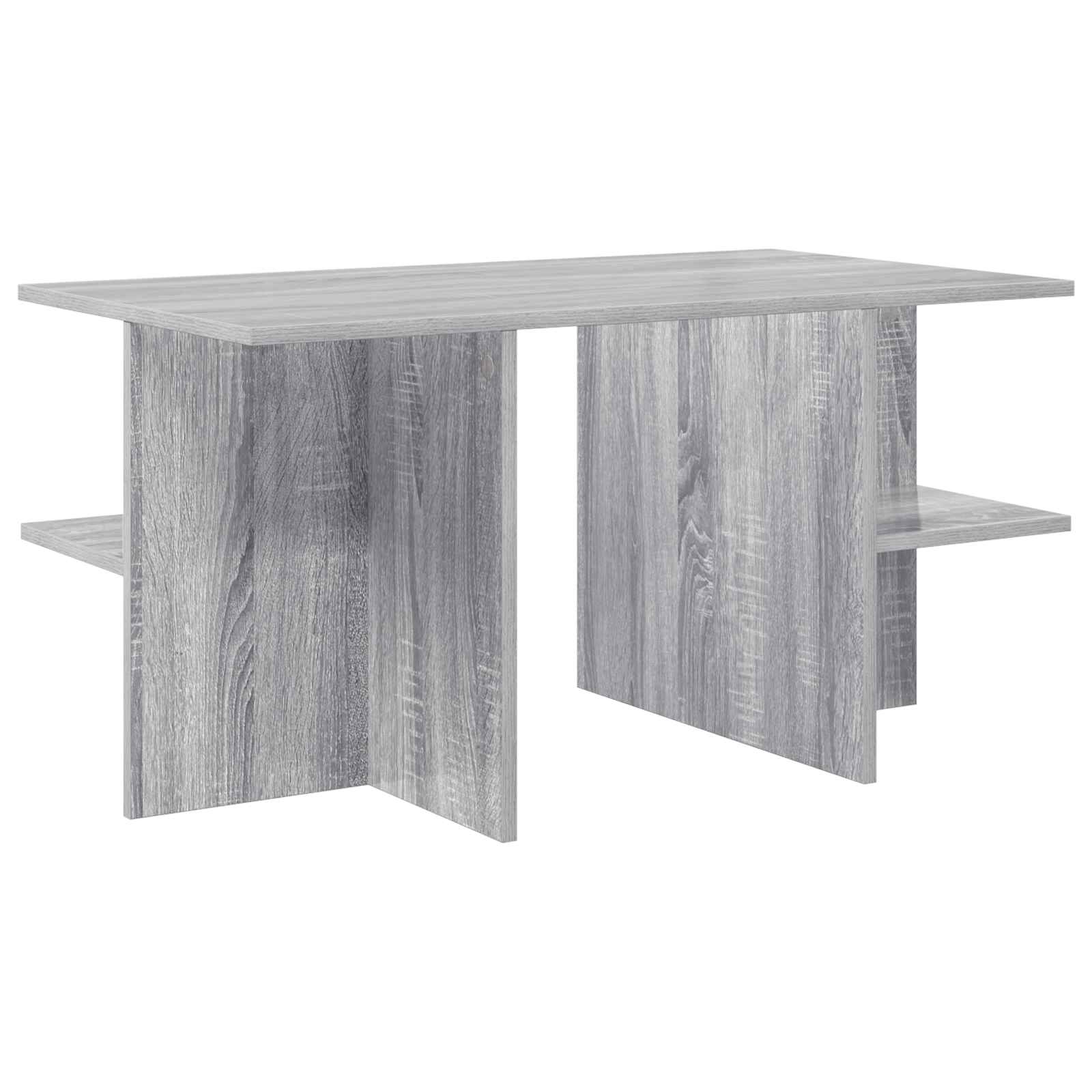 Salontafel Grijs sonoma 87 x 50 x 45 cm Geconstrueerd hout