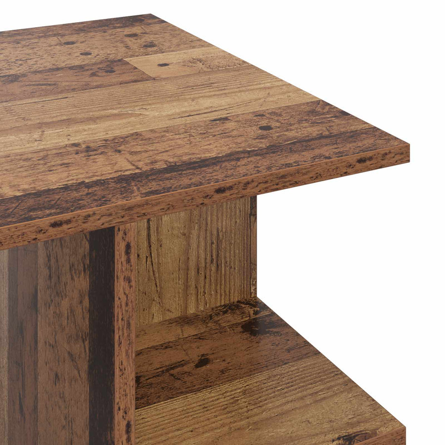 Salontafel Oud hout 87 x 50 x 45 cm Geconstrueerd hout