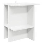 Coffee table White 40 x 30 x 49 cm Engineered wood