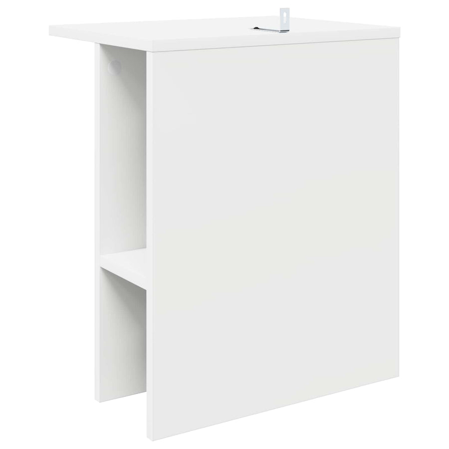 Salontafel 2 pcs Wit 40 x 30 x 49 cm Bewerkt hout