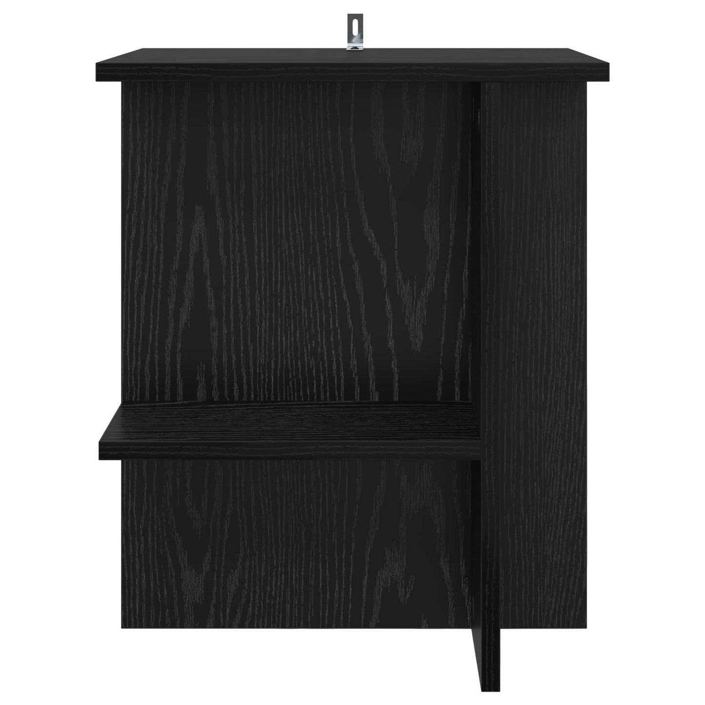 Salontafel Zwart eiken 40 x 30 x 49 cm Bewerkt hout