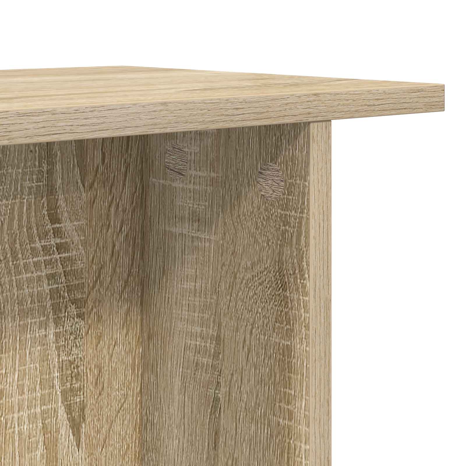 Salontafel 2 pcs Sonoma Eiken 40 x 30 x 49 cm Bewerkt hout