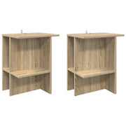 Salontafel set 2 stuks Sonoma Eiken 40x30x49 cm