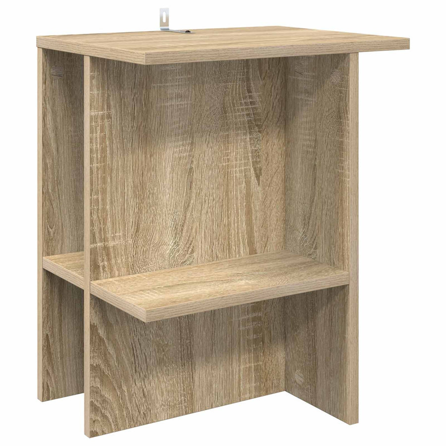 Salontafel 2 pcs Sonoma Eiken 40 x 30 x 49 cm Bewerkt hout