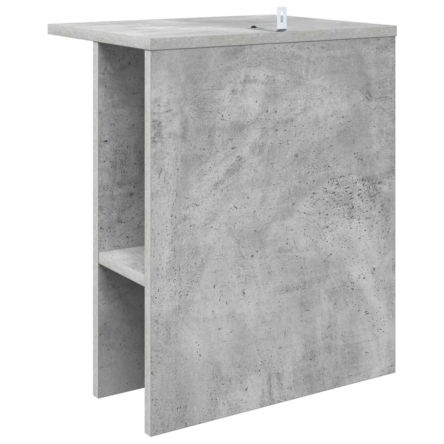 Salontafel Betongrijs 40 x 30 x 49 cm Bewerkt hout