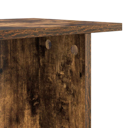 Salontafel 2 pcs Gerookt eiken 40 x 30 x 49 cm Bewerkt hout
