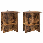 Coffee table 2 pcs Smoked oak 40 x 30 x 49 cm Engineered wood