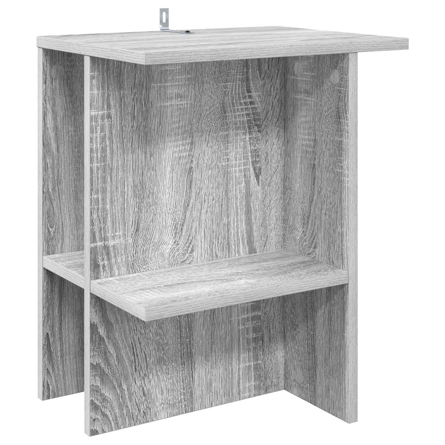 Salontafel 2 pcs Grijs sonoma 40 x 30 x 49 cm Bewerkt hout