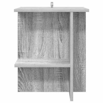 Salontafel 2 pcs Grijs sonoma 40 x 30 x 49 cm Bewerkt hout
