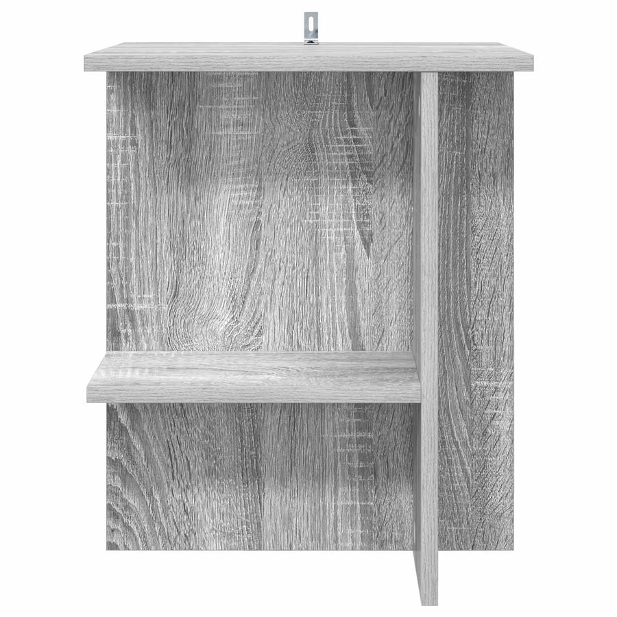 Salontafel 2 pcs Grijs sonoma 40 x 30 x 49 cm Bewerkt hout