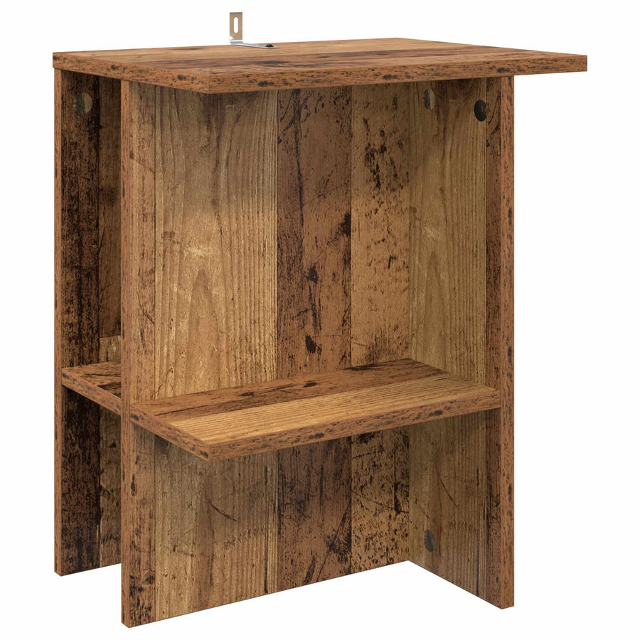 Salontafel Oud hout 40 x 30 x 49 cm Bewerkt hout