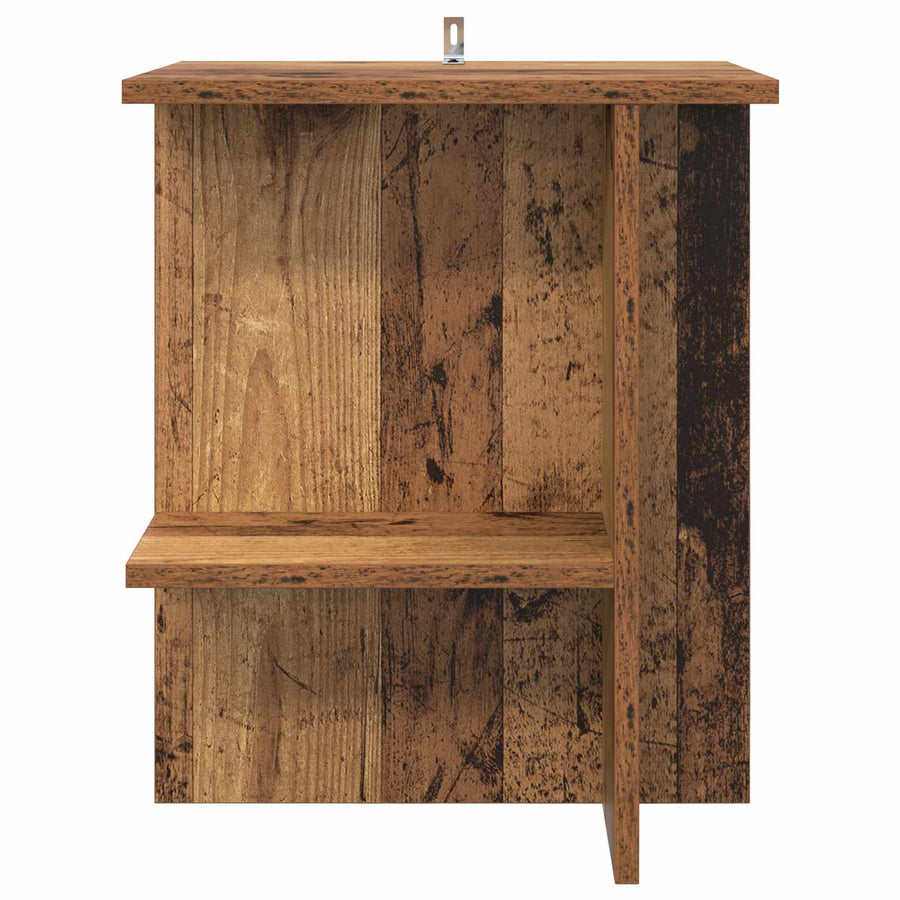 Salontafel Oud hout 40 x 30 x 49 cm Bewerkt hout