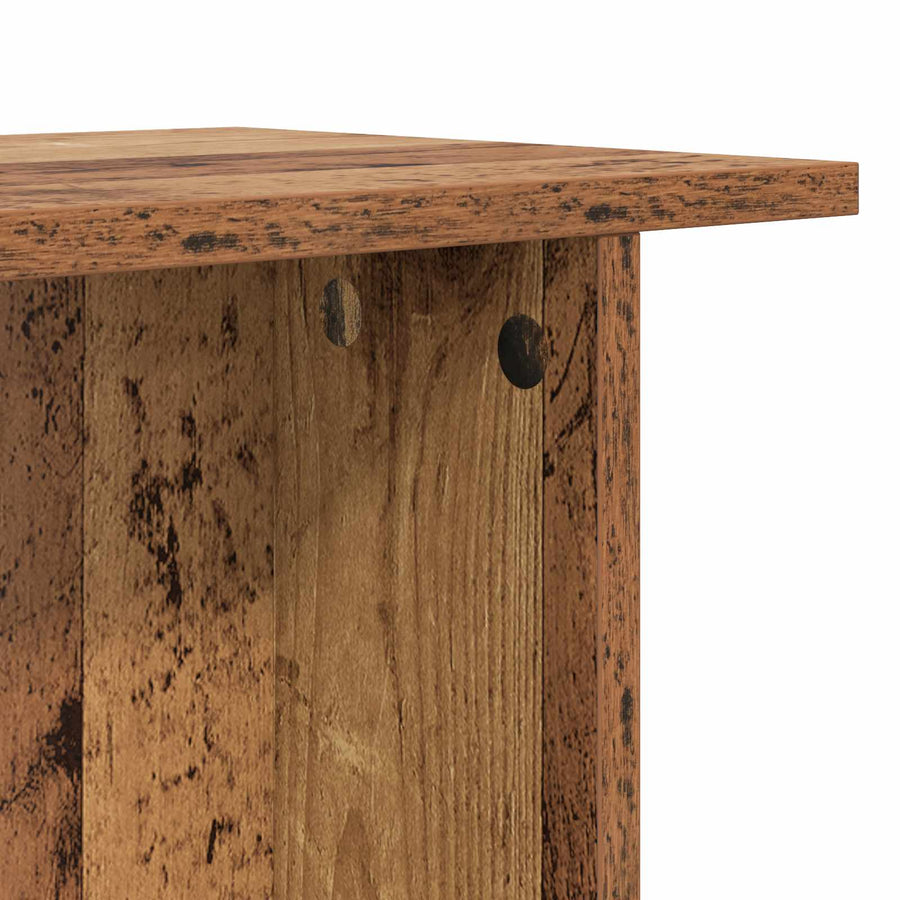 Salontafel 2 pcs Oud hout 40 x 30 x 49 cm Bewerkt hout
