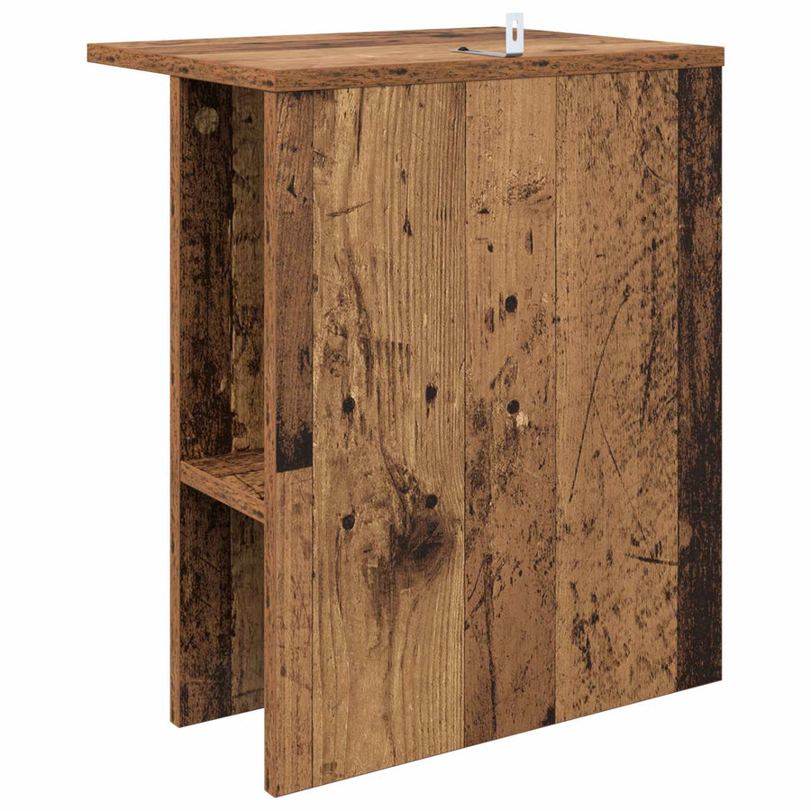 Salontafel 2 pcs Oud hout 40 x 30 x 49 cm Bewerkt hout