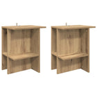 Coffee table 2 pcs Artisanal oak 40 x 30 x 49 cm Engineered wood