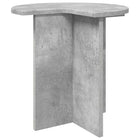 Bijzettafel Ø 39x38 cm betongrijs bewerkt hout