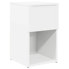 Bedside Cabinet White 29 x 31.5 x 49 cm Engineered Wood