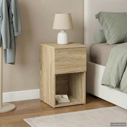 Bed kast Sonoma Eiken 29 x 31,5 x 49 cm Bewerkt hout
