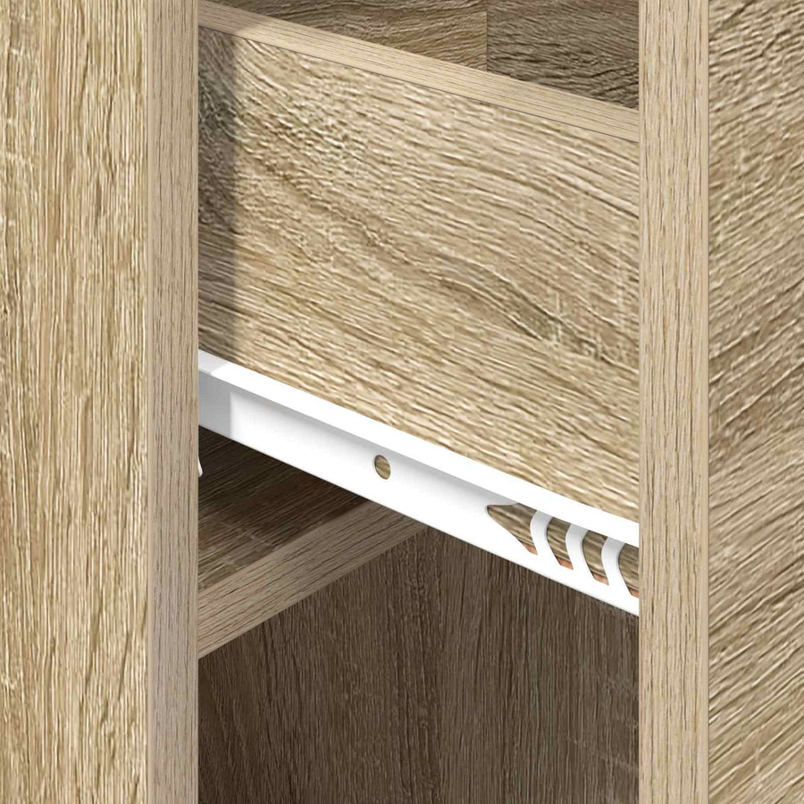 Bed kast 2 pcs Sonoma Eiken 29 x 31,5 x 49 cm Bewerkt hout