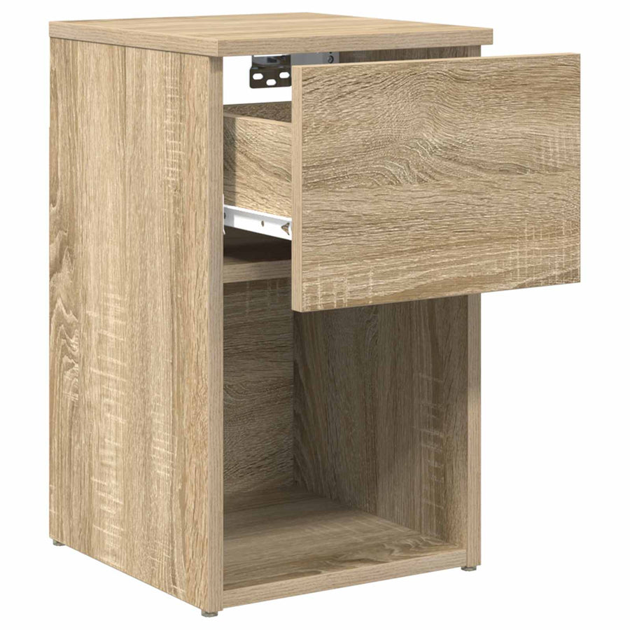 Bed kast 2 pcs Sonoma Eiken 29 x 31,5 x 49 cm Bewerkt hout