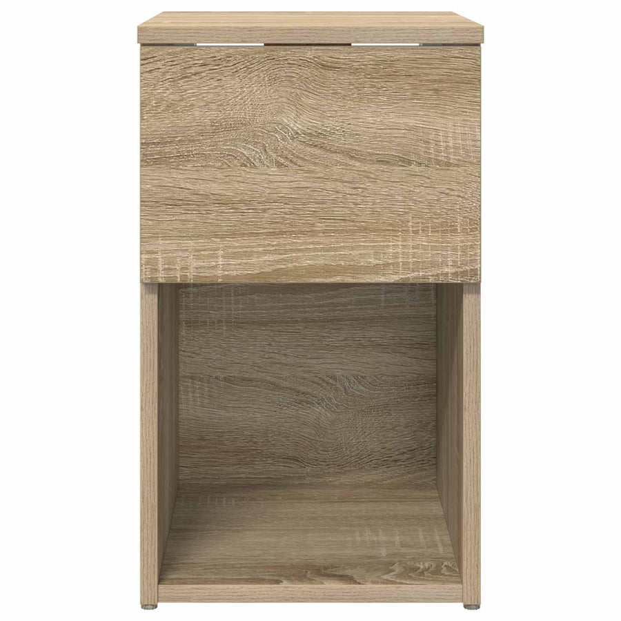 Bed kast 2 pcs Sonoma Eiken 29 x 31,5 x 49 cm Bewerkt hout