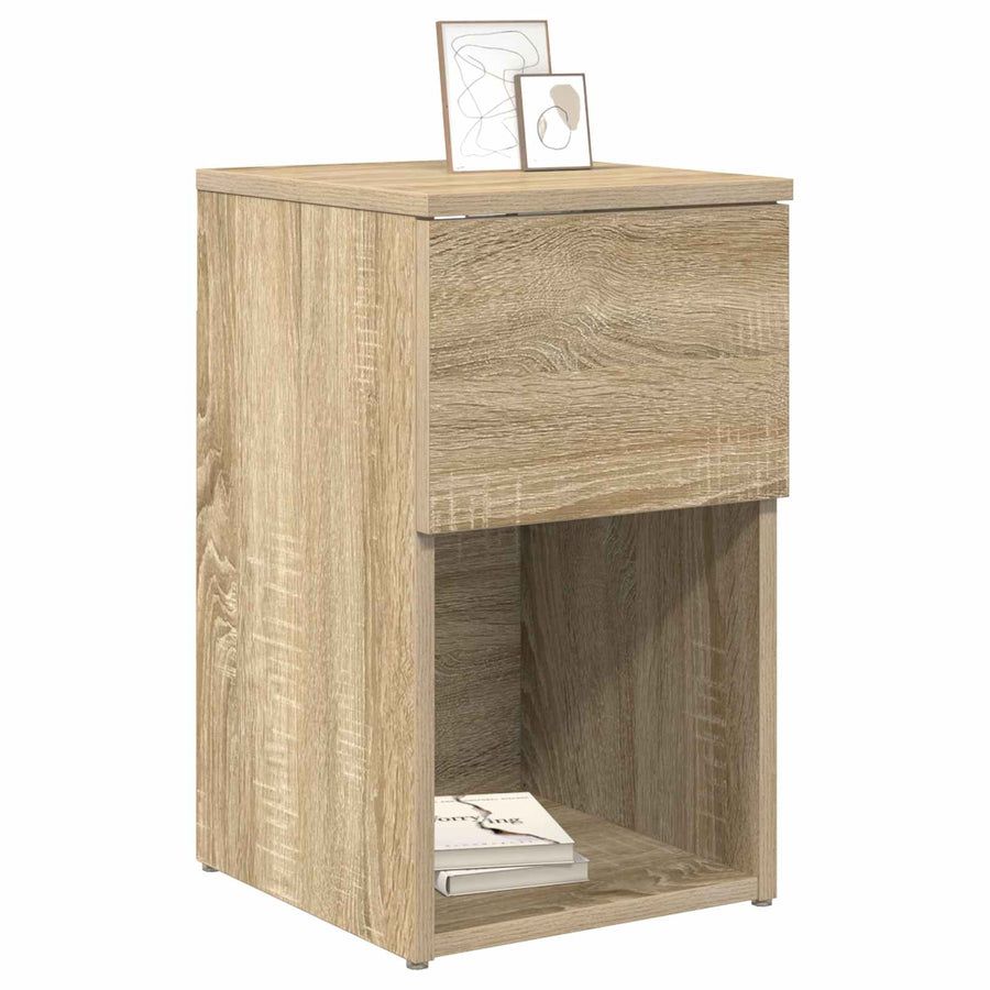 Bed kast 2 pcs Sonoma Eiken 29 x 31,5 x 49 cm Bewerkt hout