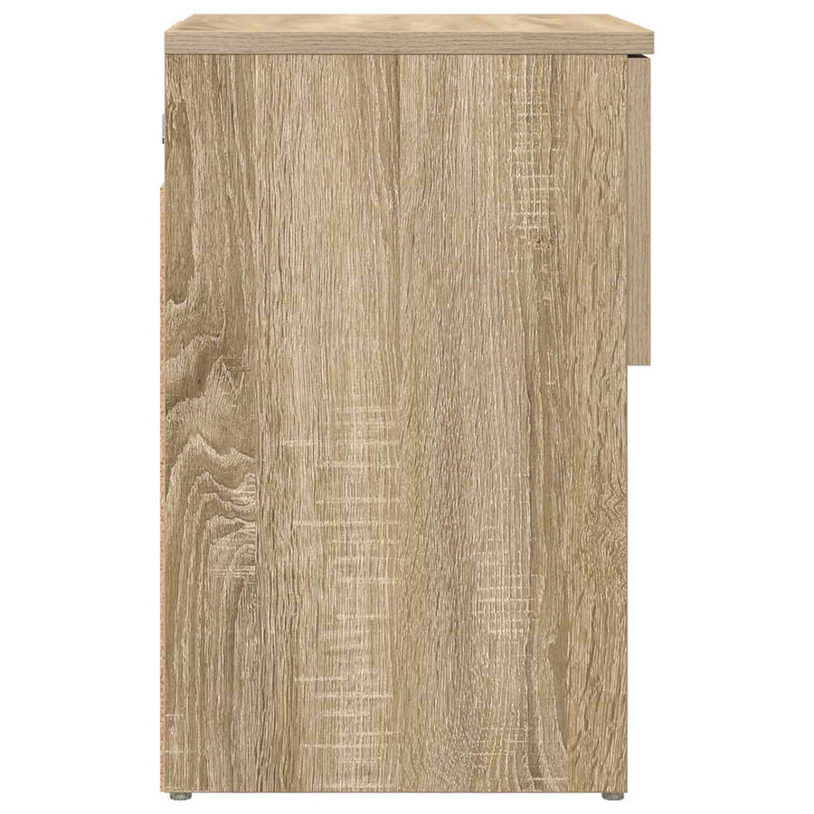 Bed kast 2 pcs Sonoma Eiken 29 x 31,5 x 49 cm Bewerkt hout