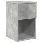 Bedside cabinet Concrete grey 29 x 31.5 x 49 cm Engineered wood