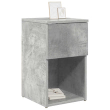 Bed kast Betongrijs 29 x 31,5 x 49 cm Bewerkt hout