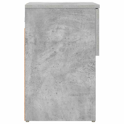 Bed kast 2 pcs Betongrijs 29 x 31,5 x 49 cm Bewerkt hout