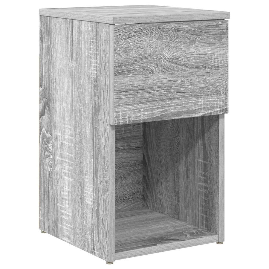 Bed kast Grijs sonoma 29 x 31,5 x 49 cm Bewerkt hout