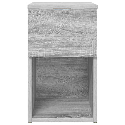 Bed kast Grijs sonoma 29 x 31,5 x 49 cm Bewerkt hout