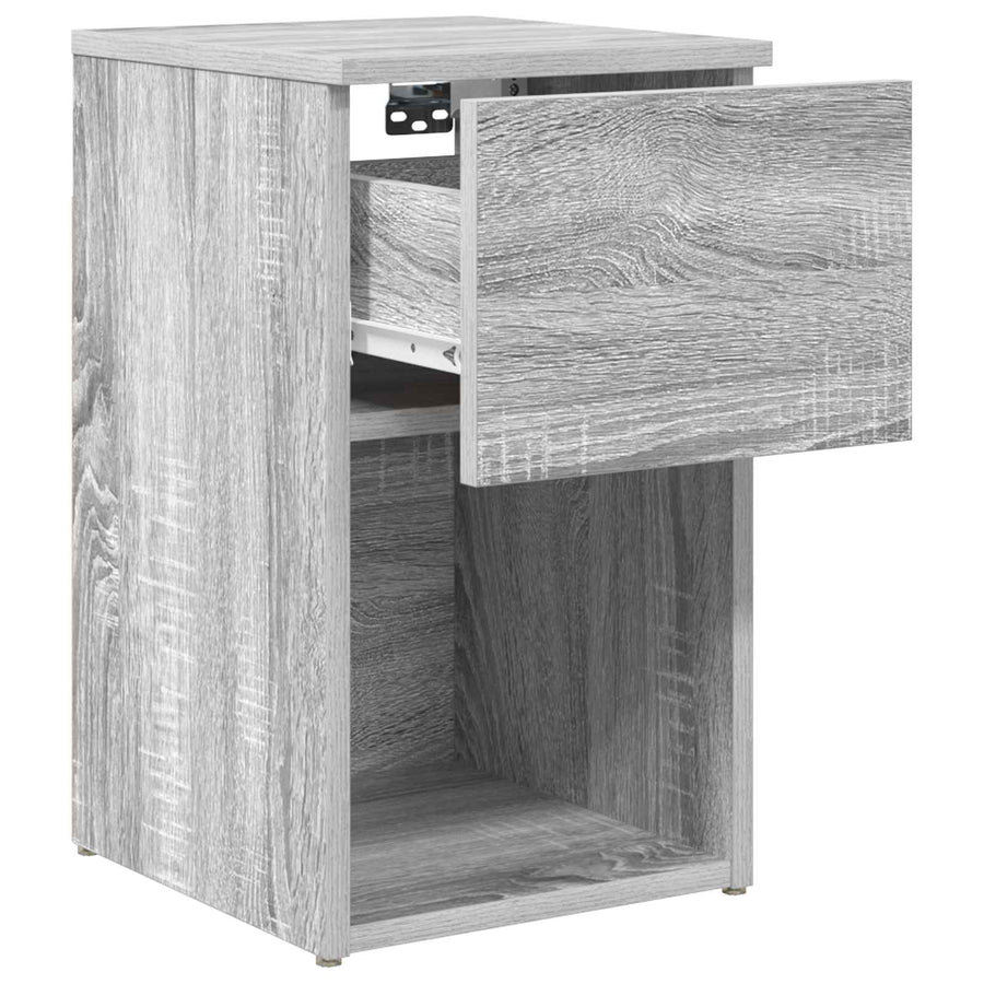 Bed kast 2 pcs Grijs sonoma 29 x 31,5 x 49 cm Bewerkt hout
