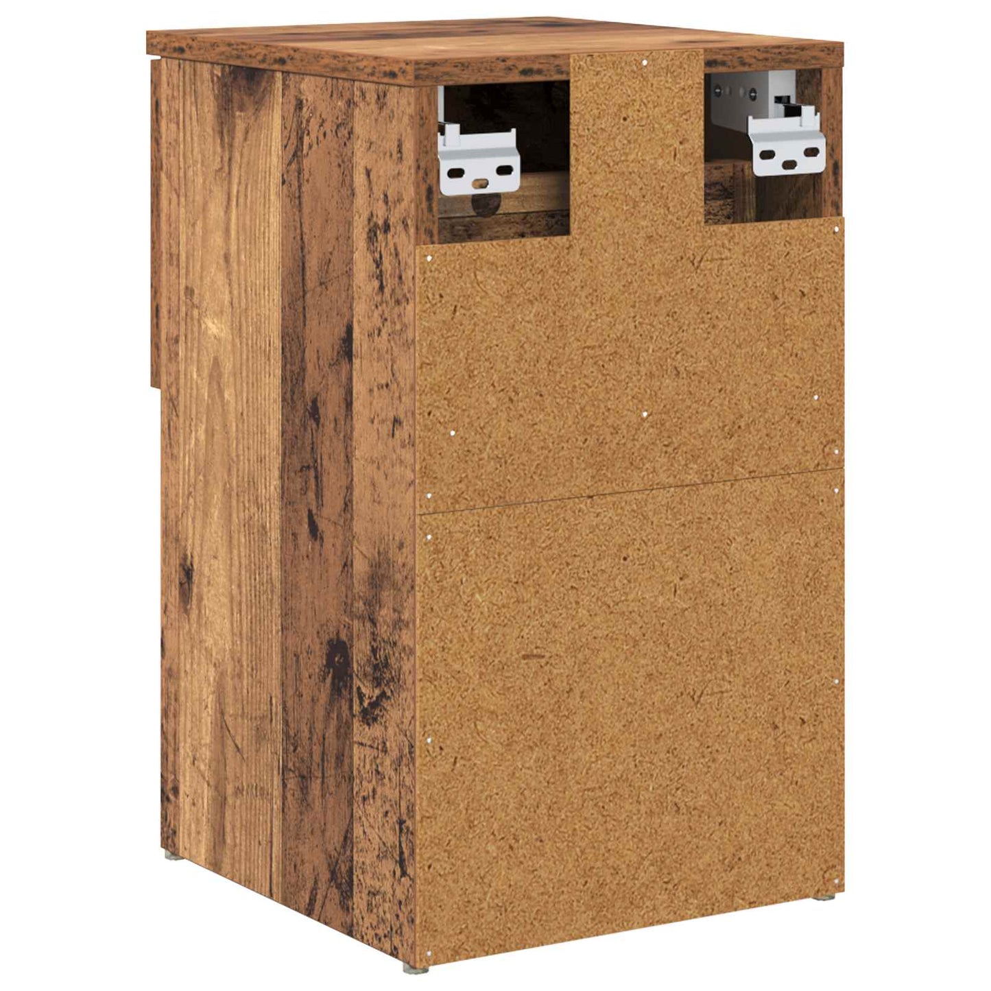 Bed kast Oud hout 29 x 31,5 x 49 cm Bewerkt hout