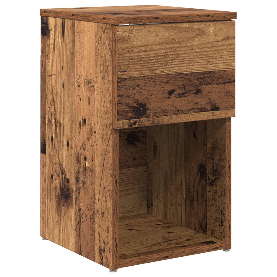 Bed kast 2 pcs Oud hout 29 x 31,5 x 49 cm Bewerkt hout