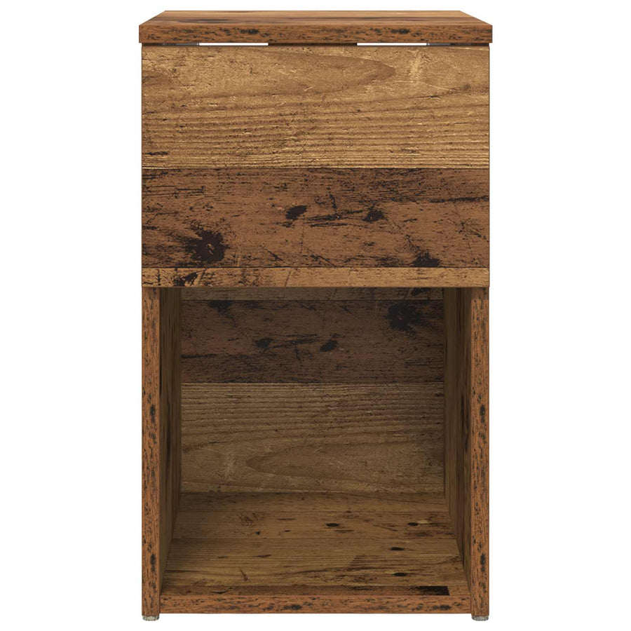 Bed kast 2 pcs Oud hout 29 x 31,5 x 49 cm Bewerkt hout