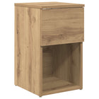 Bedside cabinet Artisanal oak 29 x 31.5 x 49 cm Treated wood