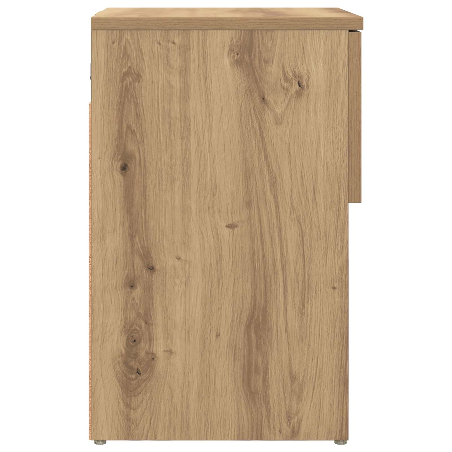 Bed kast 2 pcs Artisanaal eiken 29 x 31,5 x 49 cm Bewerkt hout
