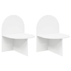 Nightstand 2 pcs White 48 x 49 x 65 cm Engineered Wood