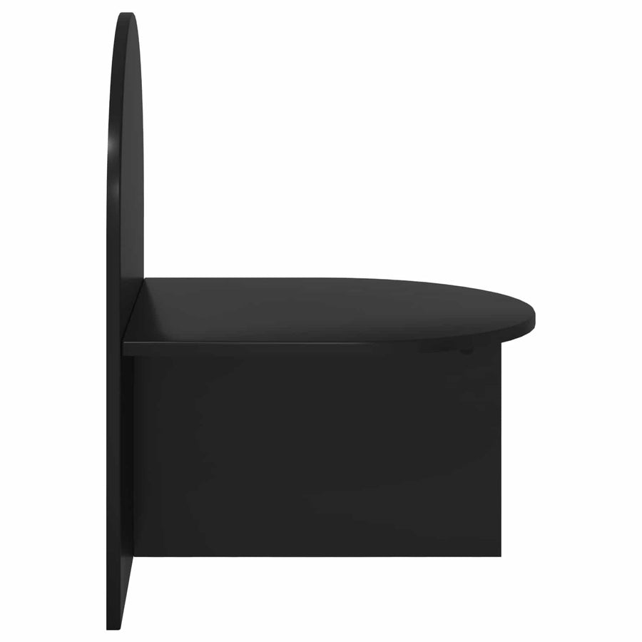 Nachtkastje 2 pcs Zwart eiken 48 x 49 x 65 cm