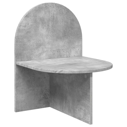 Nachtkastje 2 pcs Betongrijs 48 x 49 x 65 cm Geconstrueerd hout