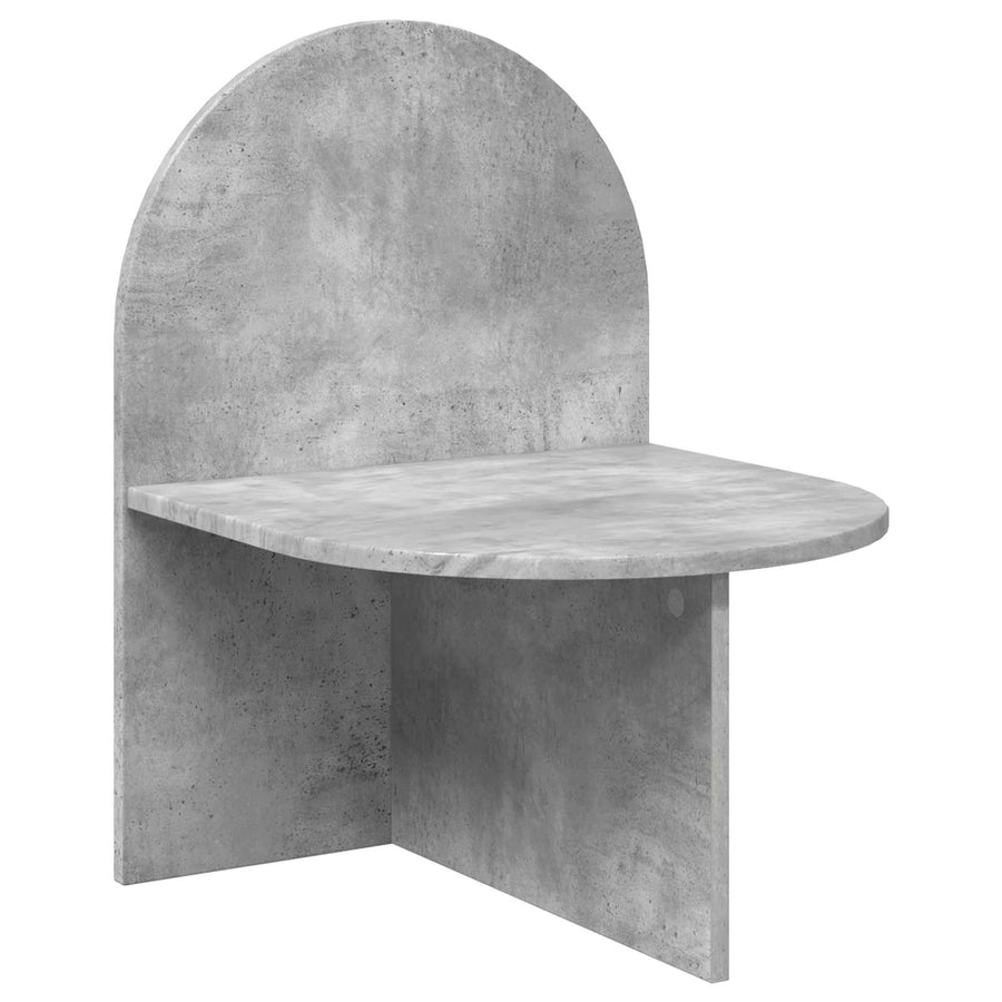 Nachtkastje 2 pcs Betongrijs 48 x 49 x 65 cm Geconstrueerd hout