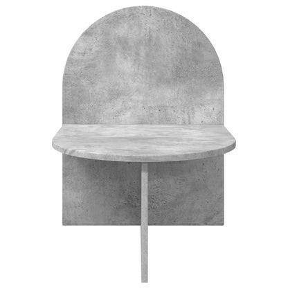 Nachtkastje 2 pcs Betongrijs 48 x 49 x 65 cm Geconstrueerd hout
