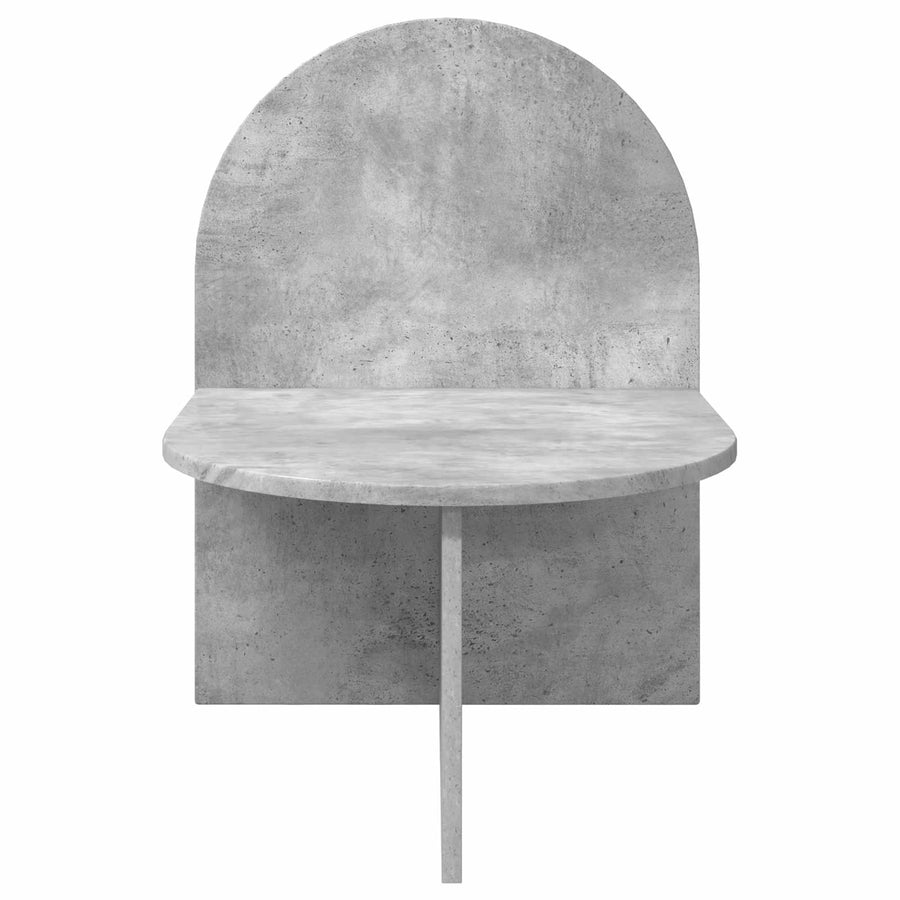 Nachtkastje 2 pcs Betongrijs 48 x 49 x 65 cm Geconstrueerd hout