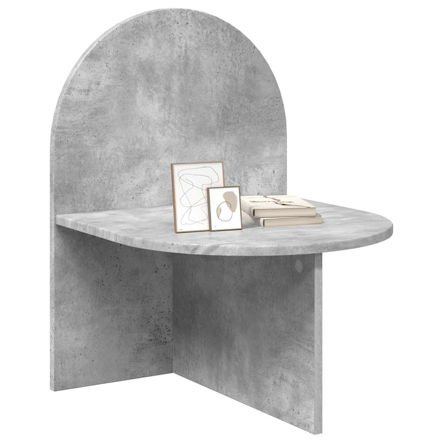 Nachtkastje 2 pcs Betongrijs 48 x 49 x 65 cm Geconstrueerd hout