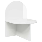 Nachtkastje 48x49x65 cm hoogglans wit geconstrueerd hout